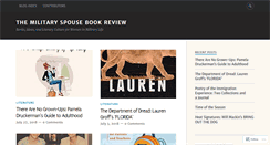Desktop Screenshot of militaryspousebookreview.com